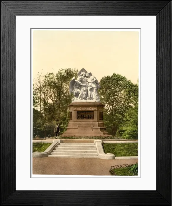 Framed Print : The Monument of Strasburg, Basle, Switzerland Framed Print : The Monument of Strasburg, Basle, Switzerland