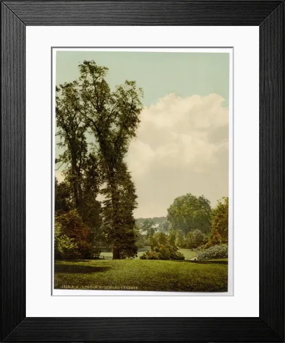 Framed Print : Richmond, the terrace, London and suburbs, England Framed Print : Richmond, the terrace, London and suburbs, England