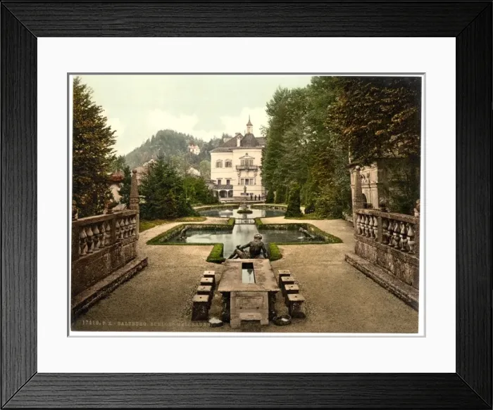 Framed Print : Castle Hellbrun (i. e. Hellbrunn), Salzburg, Austro-Hungary Framed Print : Castle Hellbrun (i. e. Hellbrunn), Salzburg, Austro-Hungary
