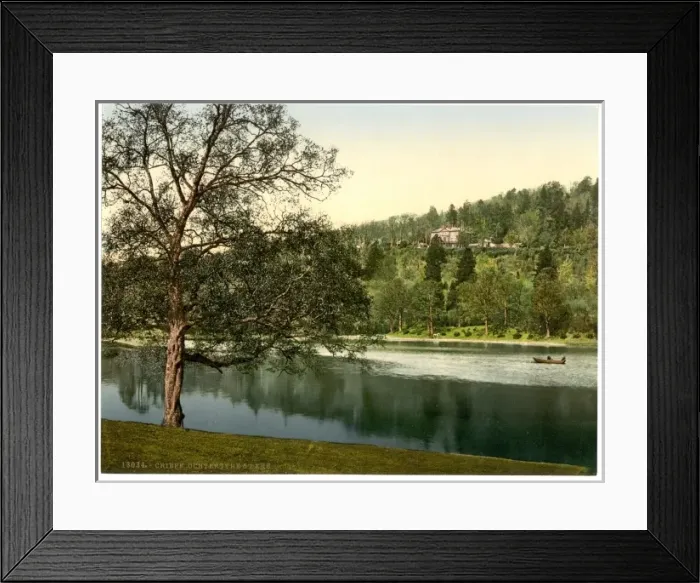 Framed Print : Ochtertyre and Lake, Creiff (i. e. Crieff), Scotland Framed Print : Ochtertyre and Lake, Creiff (i. e. Crieff), Scotland