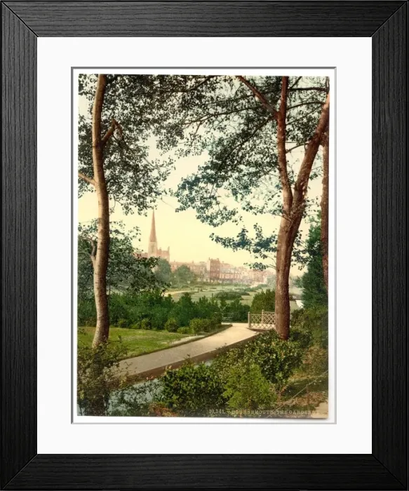 Framed Print : The Gardens I, Bournemouth, England Framed Print : The Gardens I, Bournemouth, England