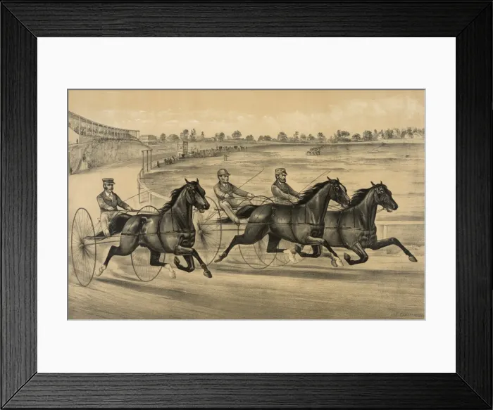 Framed Print : Well together at the first turn Framed Print : Well together at the first turn