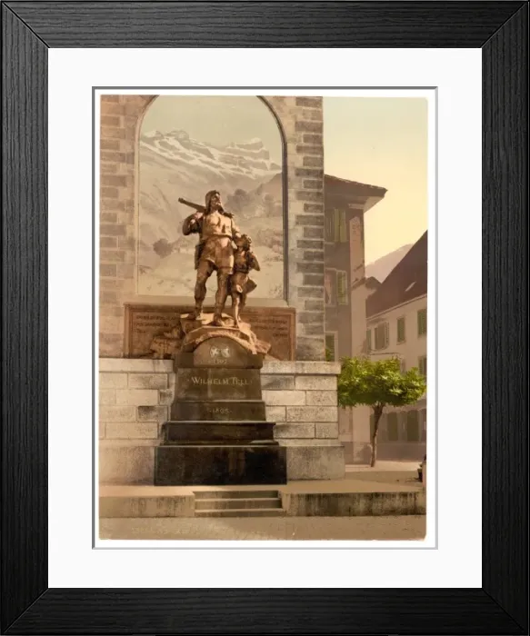 Framed Print : Altdorf, William Tells Memorial, Lake Lucerne, Switzerland Framed Print : Altdorf, William Tells Memorial, Lake Lucerne, Switzerland