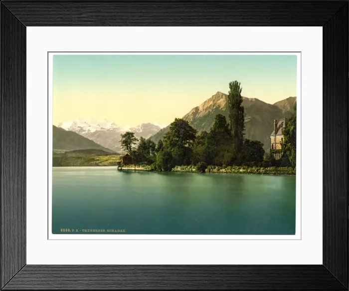 Framed Print : Thun, Shadau, Bernese Oberland, Switzerland Framed Print : Thun, Shadau, Bernese Oberland, Switzerland