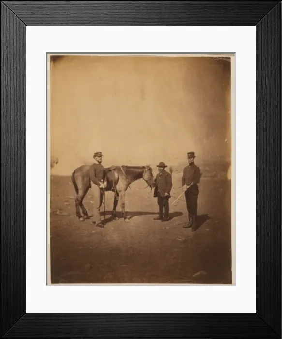 Framed Print : Captain Vam, friend & servant, 38th Regiment Framed Print : Captain Vam, friend & servant, 38th Regiment