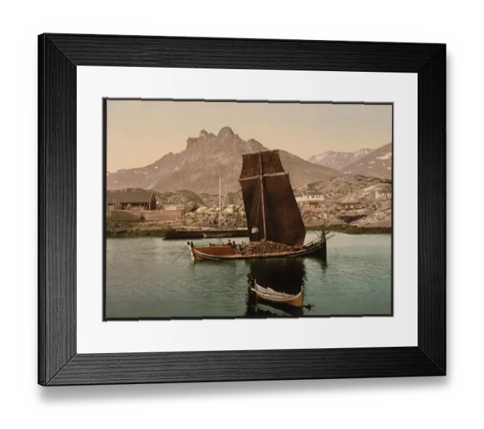Framed Print : In Nordlandsbaad (i. e. Nordlandsbot), Nordland, Norway In N Framed Print : In Nordlandsbaad (i. e. Nordlandsbot), Nordland, Norway In N