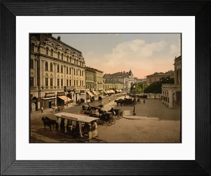 Framed Print : Theaterplatz, Bukharest, Roumania Framed Print : Theaterplatz, Bukharest, Roumania