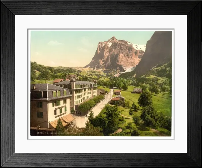 Framed Print : Grindelwald, Hotel Eiger, Bernese Oberland, Switzerland Framed Print : Grindelwald, Hotel Eiger, Bernese Oberland, Switzerland