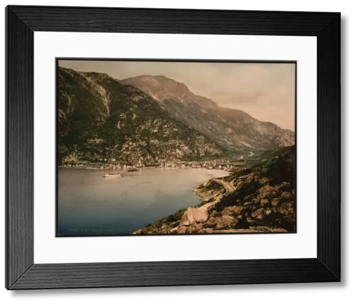 Framed Print : General view from fjord, Odde (i. e. Odda), Hardanger Fjord Framed Print : General view from fjord, Odde (i. e. Odda), Hardanger Fjord