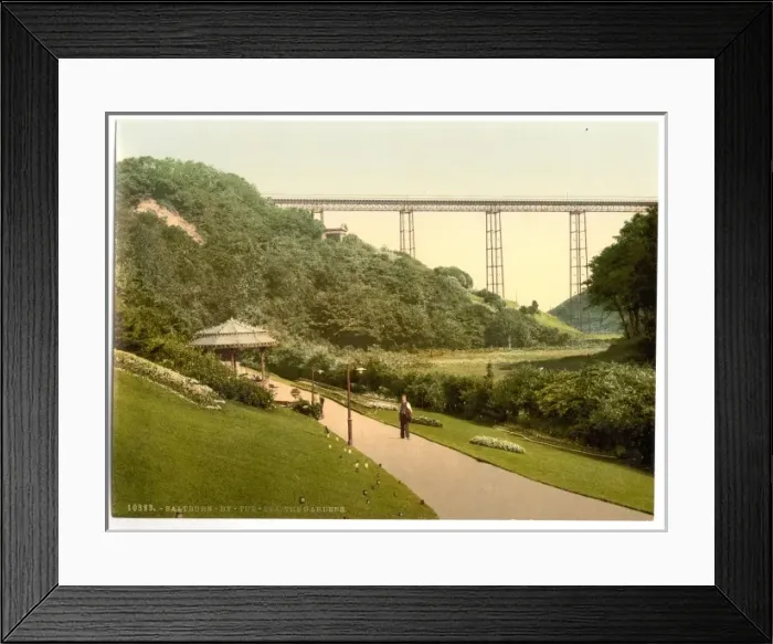Framed Print : Saltburn-by-the-Sea, the gardens, Yorkshire, England Framed Print : Saltburn-by-the-Sea, the gardens, Yorkshire, England