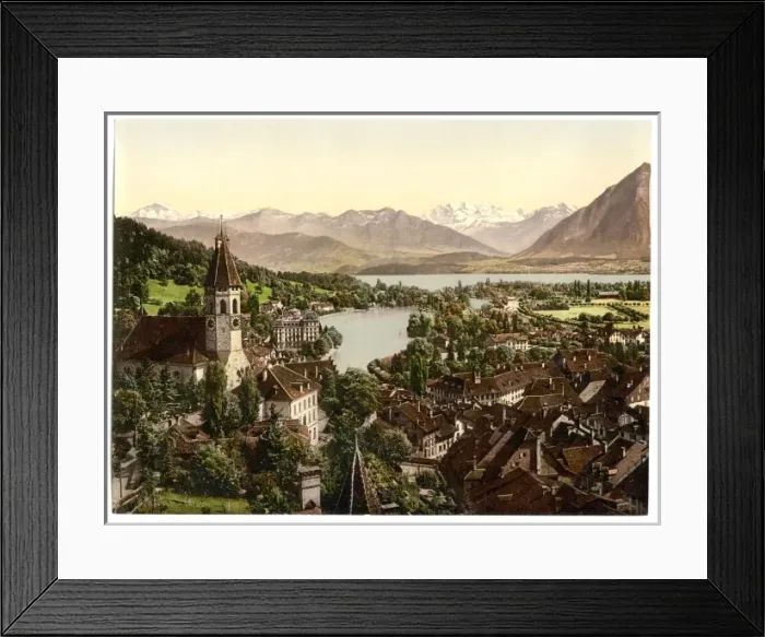Framed Print : Thun, general view, Bernese Oberland, Switzerland Framed Print : Thun, general view, Bernese Oberland, Switzerland
