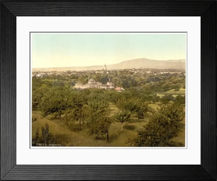 Framed Print : General view, Homburg (i. e. Bad Homburg vor der Hohe), Hess Framed Print : General view, Homburg (i. e. Bad Homburg vor der Hohe), Hess