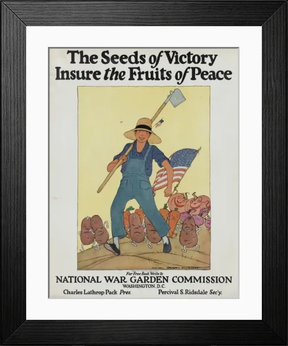 Framed Print : The seeds of victory insure the fruits of peace Framed Print : The seeds of victory insure the fruits of peace