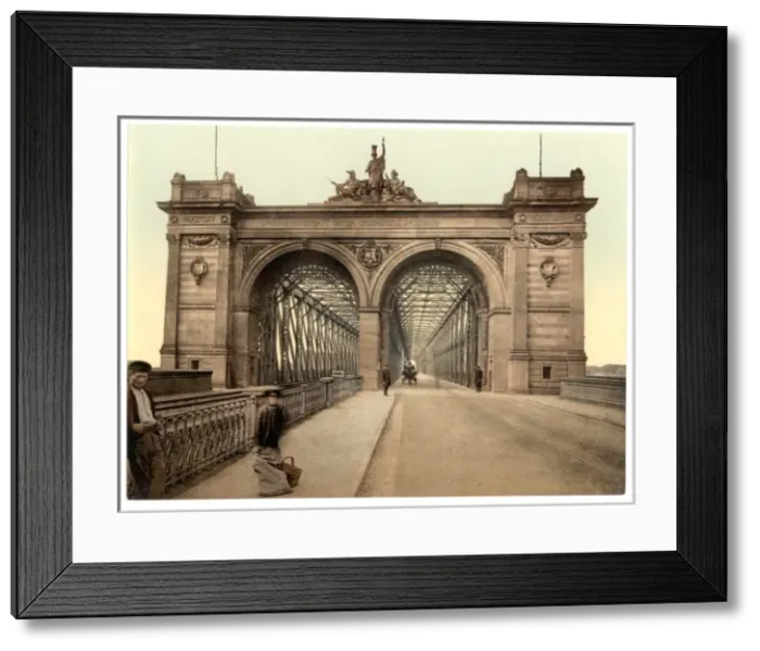 Framed Print : The Rhine Bridge, Mannheim, Baden, Germany Framed Print : The Rhine Bridge, Mannheim, Baden, Germany