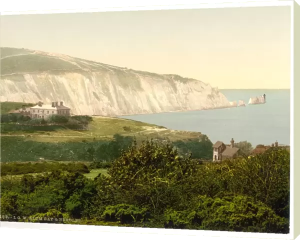 Alum Bay and the Needles, Isle of Wight, England