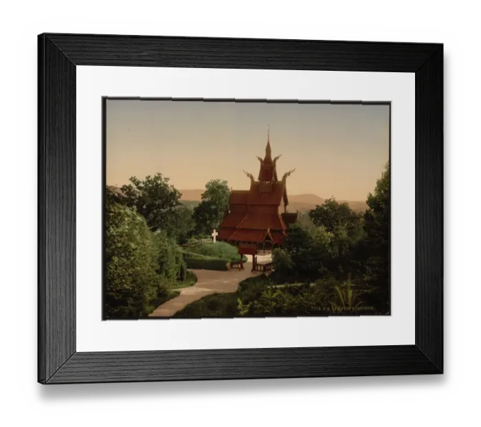 Framed Print : Fantoft Church, Bergen, Norway Framed Print : Fantoft Church, Bergen, Norway