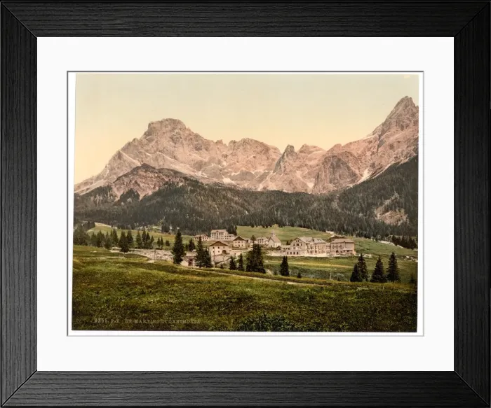 Framed Print : St. Martino di Castrossa (i. e. San Martino di Castrozza), T Framed Print : St. Martino di Castrossa (i. e. San Martino di Castrozza), T