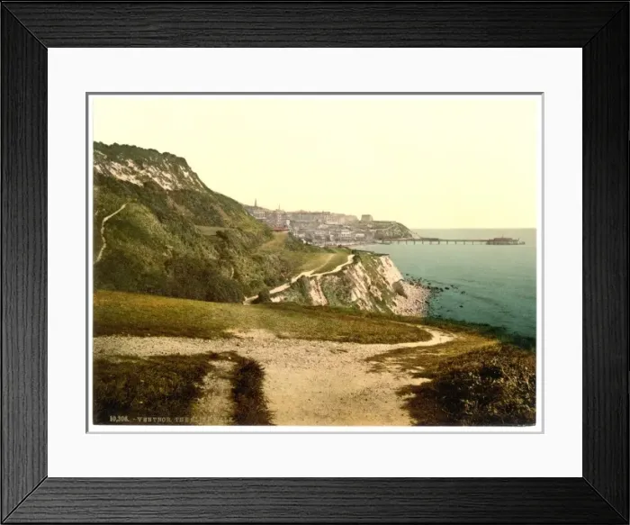 Framed Print : Ventnor, cliff walk, Isle of Wight, England Framed Print : Ventnor, cliff walk, Isle of Wight, England