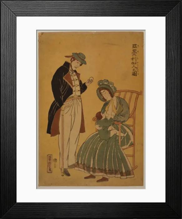Framed Print : Portrait of Americans Framed Print : Portrait of Americans