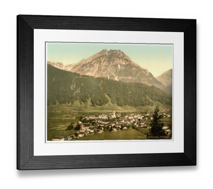 Framed Print : Stubaithal (i. e. Stubaital), Vulpmes, Tyrol, Austro-Hungary Framed Print : Stubaithal (i. e. Stubaital), Vulpmes, Tyrol, Austro-Hungary