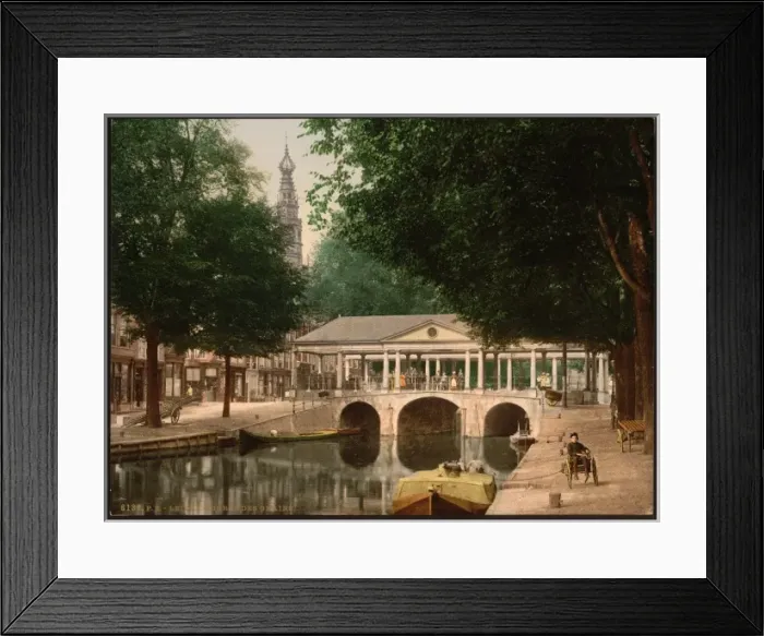 Framed Print : Corn (i. e. wheat) exchange hall with tower of town hall, Ley Framed Print : Corn (i. e. wheat) exchange hall with tower of town hall, Ley