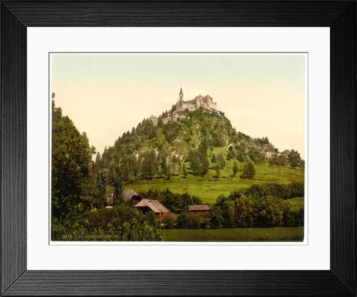 Framed Print : Hochosterwitz, Carinthia, Austro-Hungary Framed Print : Hochosterwitz, Carinthia, Austro-Hungary