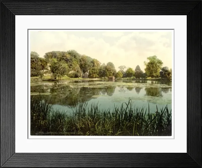 Framed Print : Swanbourne Lake, Arundel Castle, England Framed Print : Swanbourne Lake, Arundel Castle, England