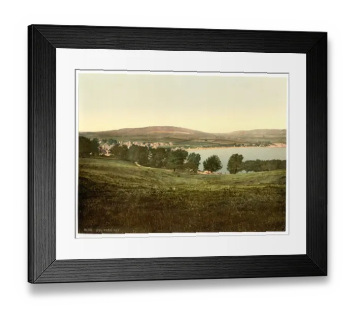 Framed Print : The bay, Swanage, England Framed Print : The bay, Swanage, England