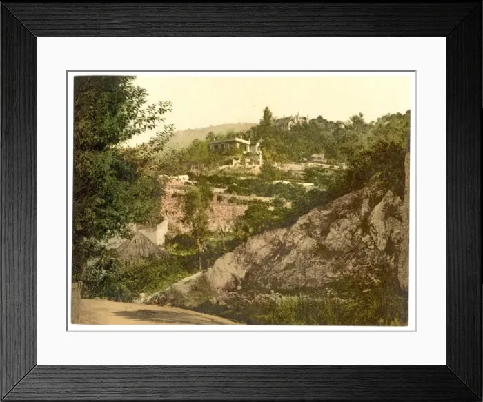 Framed Print : Hillside, Mentone, Riviera (i. e. Menton, France) Framed Print : Hillside, Mentone, Riviera (i. e. Menton, France)