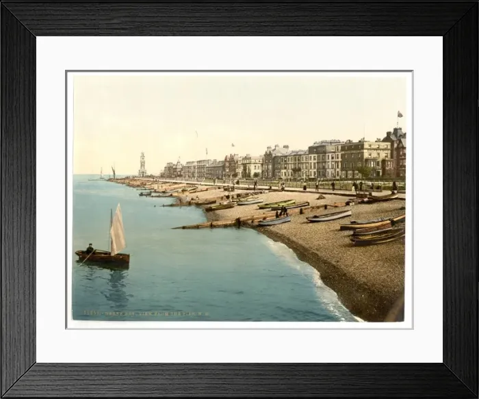 Framed Print : View from the pier, N. W. Herne Bay, England Framed Print : View from the pier, N. W. Herne Bay, England