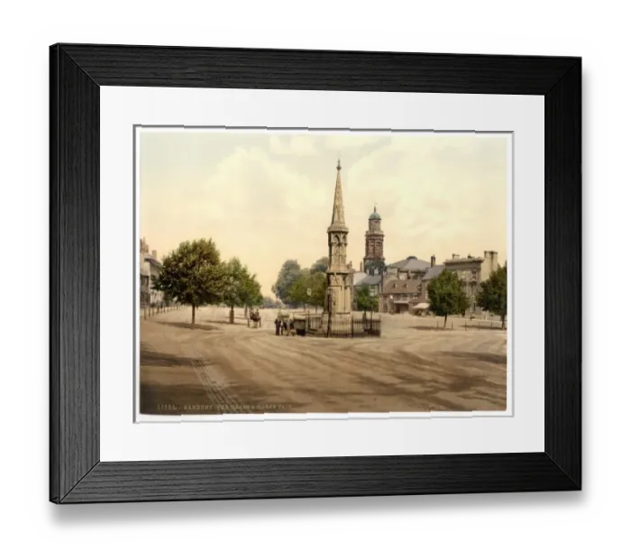 Framed Print : The Cross and horse fair, Banbury, England Framed Print : The Cross and horse fair, Banbury, England