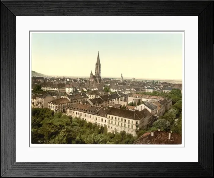 Framed Print : Freiburg, general view, Baden, Germany Framed Print : Freiburg, general view, Baden, Germany