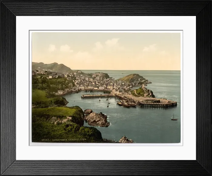 Framed Print : From Hillsborough, Ilfracombe, England Framed Print : From Hillsborough, Ilfracombe, England