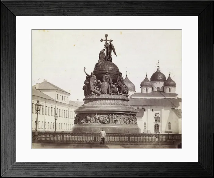 Framed Print : Memorial to commemorate the 1000 anniversary of Novgorod Framed Print : Memorial to commemorate the 1000 anniversary of Novgorod