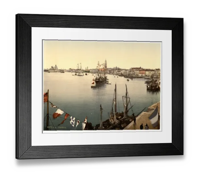 Framed Print : Venice harbor, Venice, Italy Framed Print : Venice harbor, Venice, Italy
