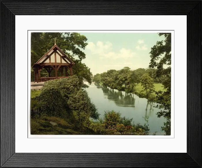 Framed Print : View on the Dee, Chester, England Framed Print : View on the Dee, Chester, England