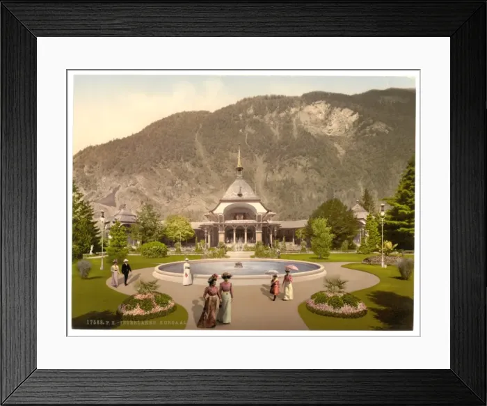 Framed Print : Interlaken, Kursall, Bernese Oberland, Switzerland Framed Print : Interlaken, Kursall, Bernese Oberland, Switzerland