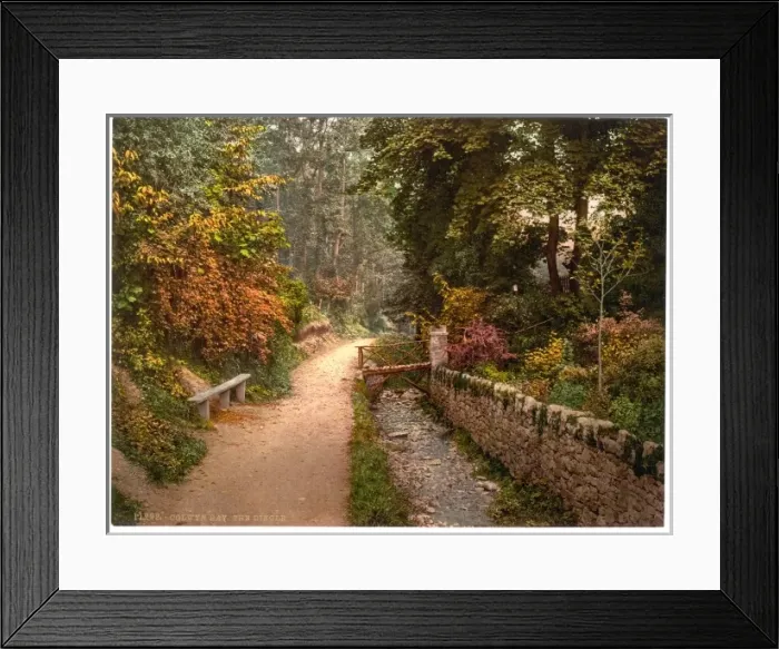 Framed Print : The Dingle, Colwyn Bay, Wales Framed Print : The Dingle, Colwyn Bay, Wales