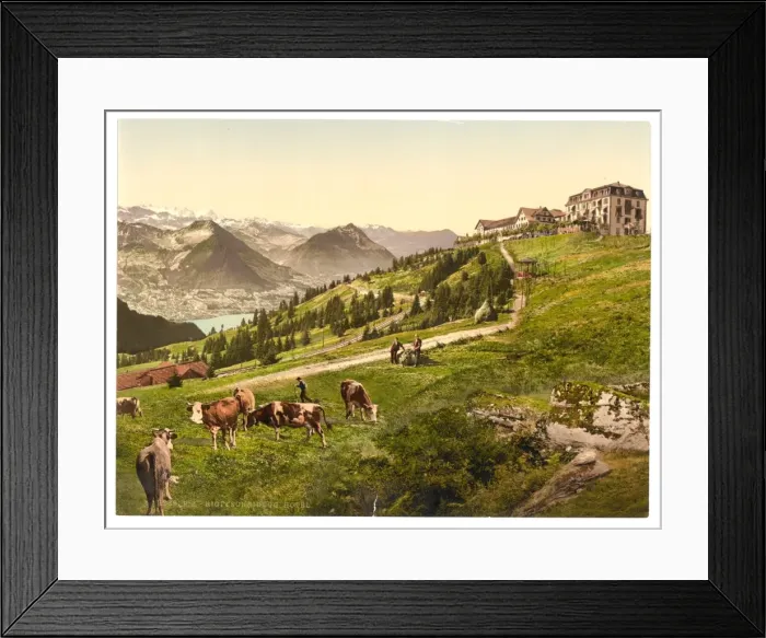 Framed Print : Rigi Scheidegg, the Hotel, Rigi, Switzerland Framed Print : Rigi Scheidegg, the Hotel, Rigi, Switzerland