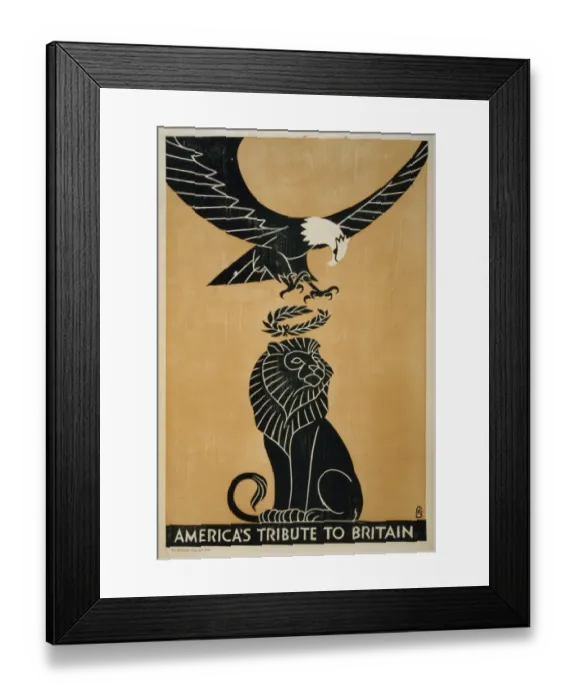 Framed Print : Americas tribute to Britain Framed Print : Americas tribute to Britain