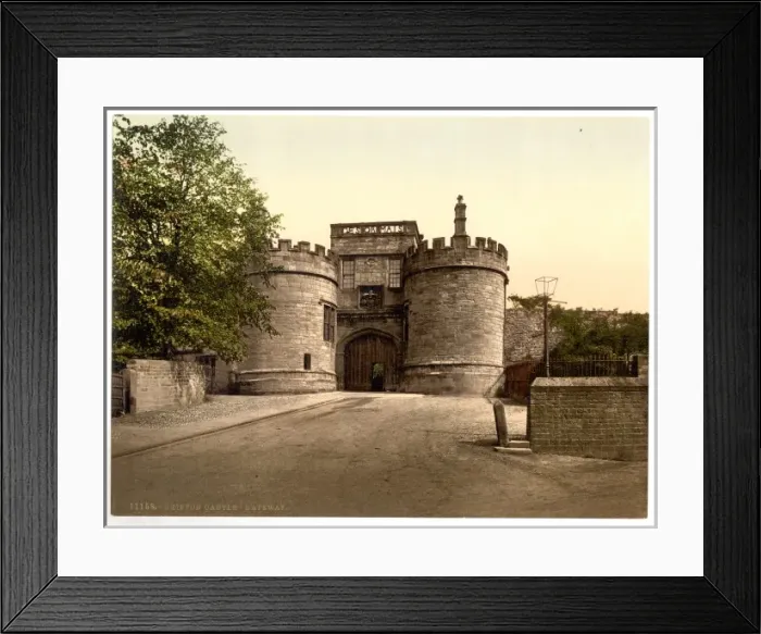 Framed Print : Skipton Castle, gateway, Yorkshire, England Framed Print : Skipton Castle, gateway, Yorkshire, England