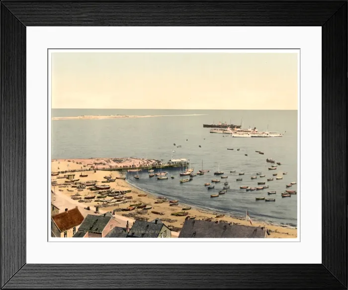 Framed Print : The dunes from the Oberland, Helgoland, Germany Framed Print : The dunes from the Oberland, Helgoland, Germany