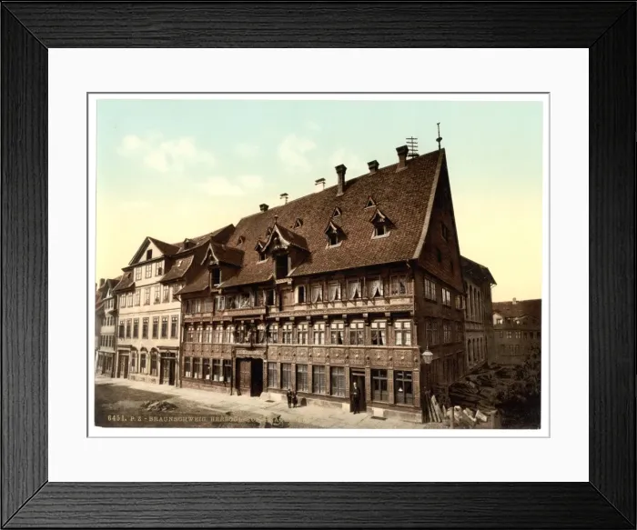 Framed Print : Ducal Brewery, Brunswick (i. e. Braunschweig), Germany Framed Print : Ducal Brewery, Brunswick (i. e. Braunschweig), Germany