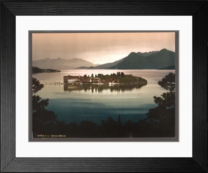 Framed Print : Isola Bella by moonlight, Lake Maggiore, Italy Framed Print : Isola Bella by moonlight, Lake Maggiore, Italy