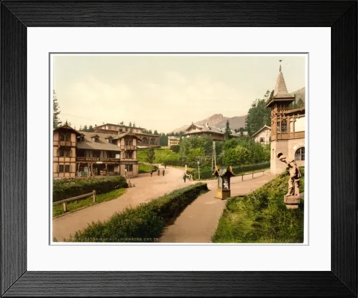 Framed Print : Bad Alt-Schmecks, lower part, Tatra, Austro-Hungary Framed Print : Bad Alt-Schmecks, lower part, Tatra, Austro-Hungary