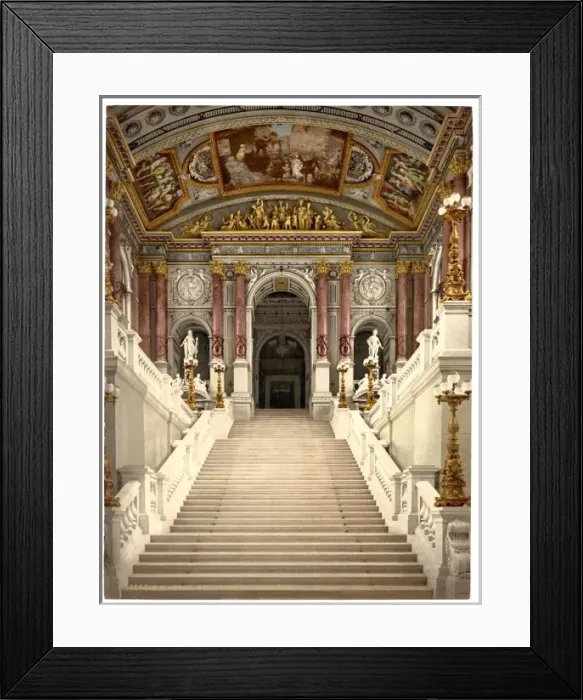 Framed Print : The Opera House, interior, Vienna, Austro-Hungary Framed Print : The Opera House, interior, Vienna, Austro-Hungary