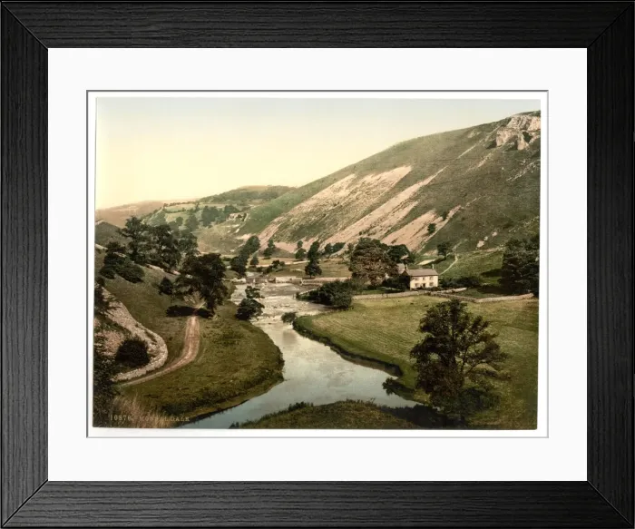 Framed Print : Mansal Dale I. Derbyshire, England Framed Print : Mansal Dale I. Derbyshire, England