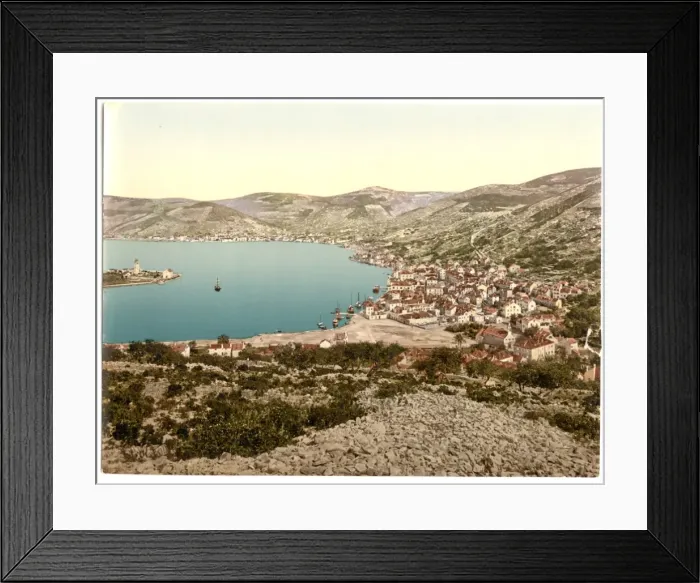 Framed Print : Lissa, from the west, Dalmatia, Austro-Hungary Framed Print : Lissa, from the west, Dalmatia, Austro-Hungary