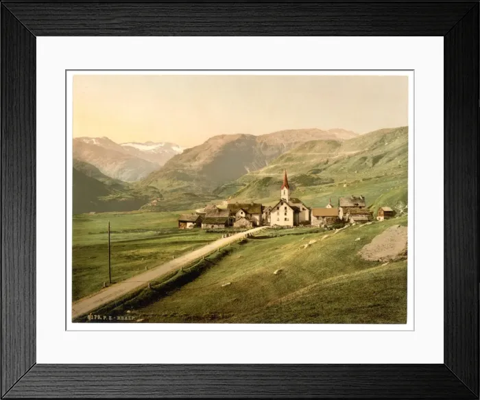 Framed Print : Furka Pass, Realp, general view, Bernese Oberland, Switzerla Framed Print : Furka Pass, Realp, general view, Bernese Oberland, Switzerla