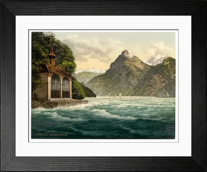 Framed Print : Tells Chapel, Lake Lucerne, Switzerland Framed Print : Tells Chapel, Lake Lucerne, Switzerland
